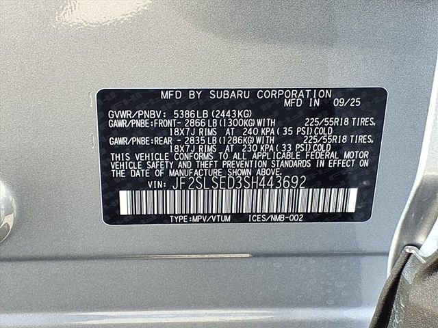 Certified 2025 Subaru Forester Premium AWD/4WD image 10