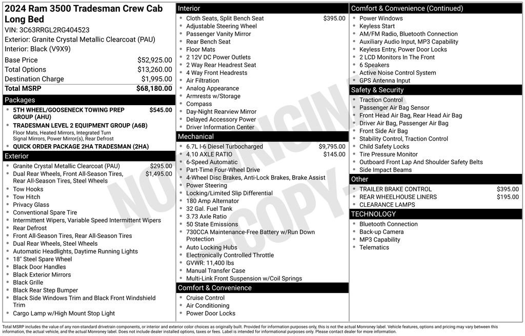 Used 2024 RAM 3500 Tradesman image 25