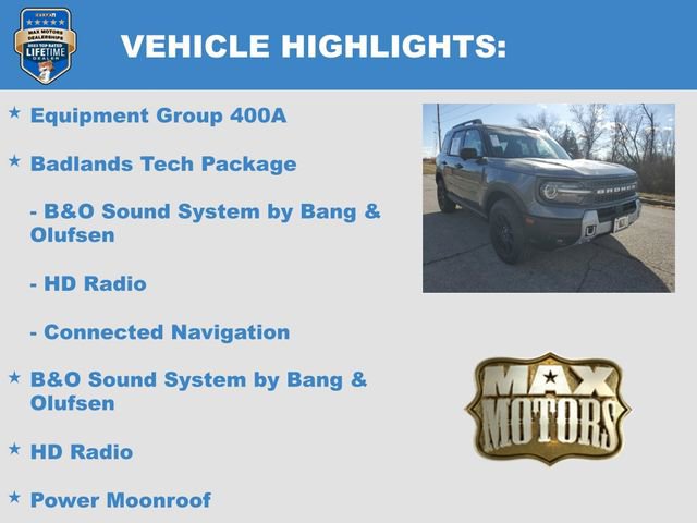 New 2025 Ford Bronco Sport Badlands w/ Badlands Tech Package image 5