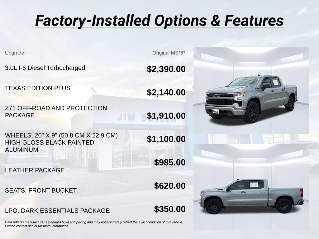 Used 2024 Chevrolet Silverado 1500 RST w/ Texas Edition Plus AWD/4WD image 3