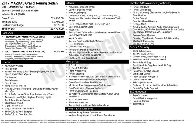 Used 2017 MAZDA MAZDA3 Grand Touring w/ Premium Equipment Package image 33