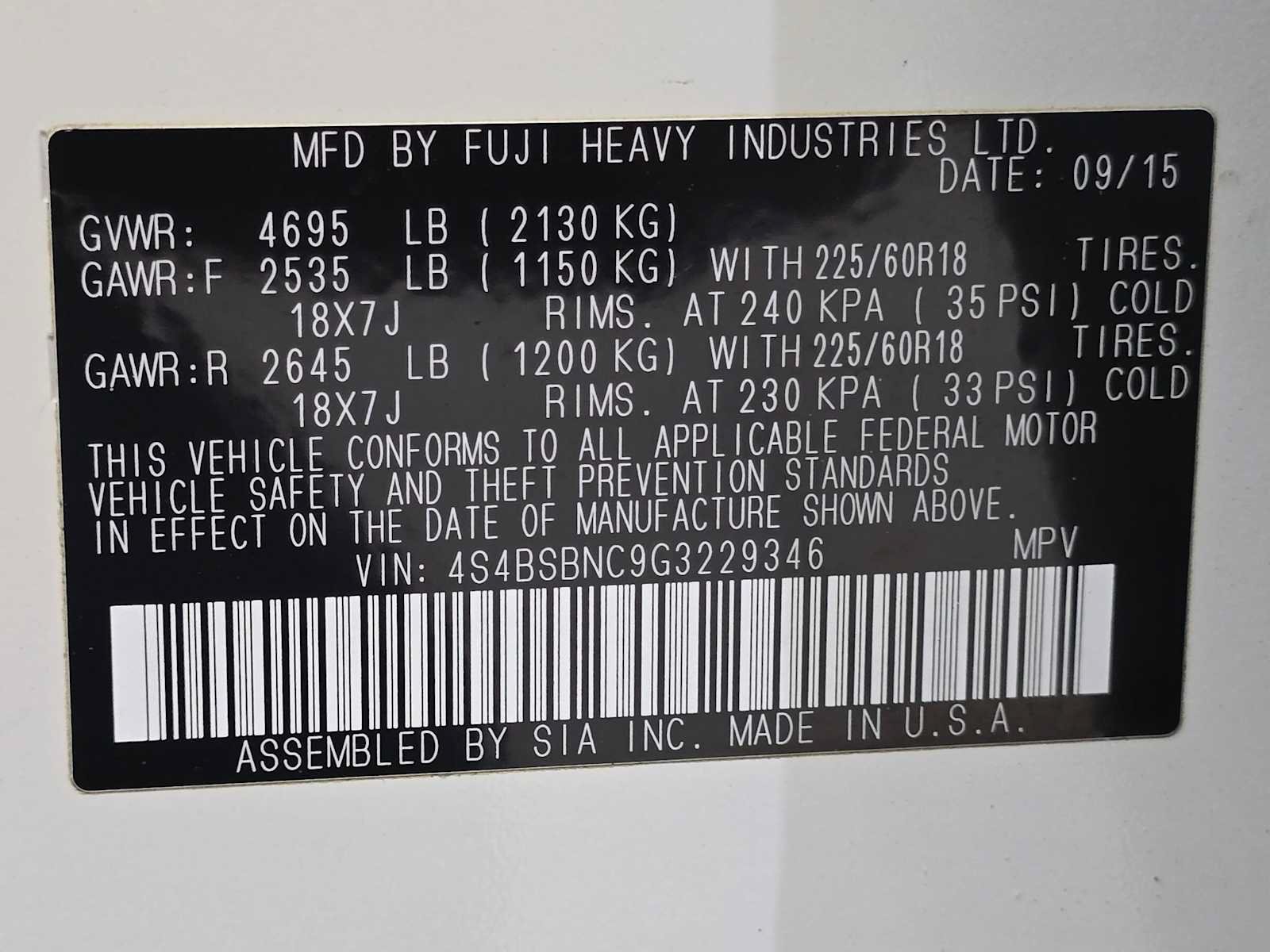 Used 2016 Subaru Outback 2.5i Limited AWD/4WD image 31