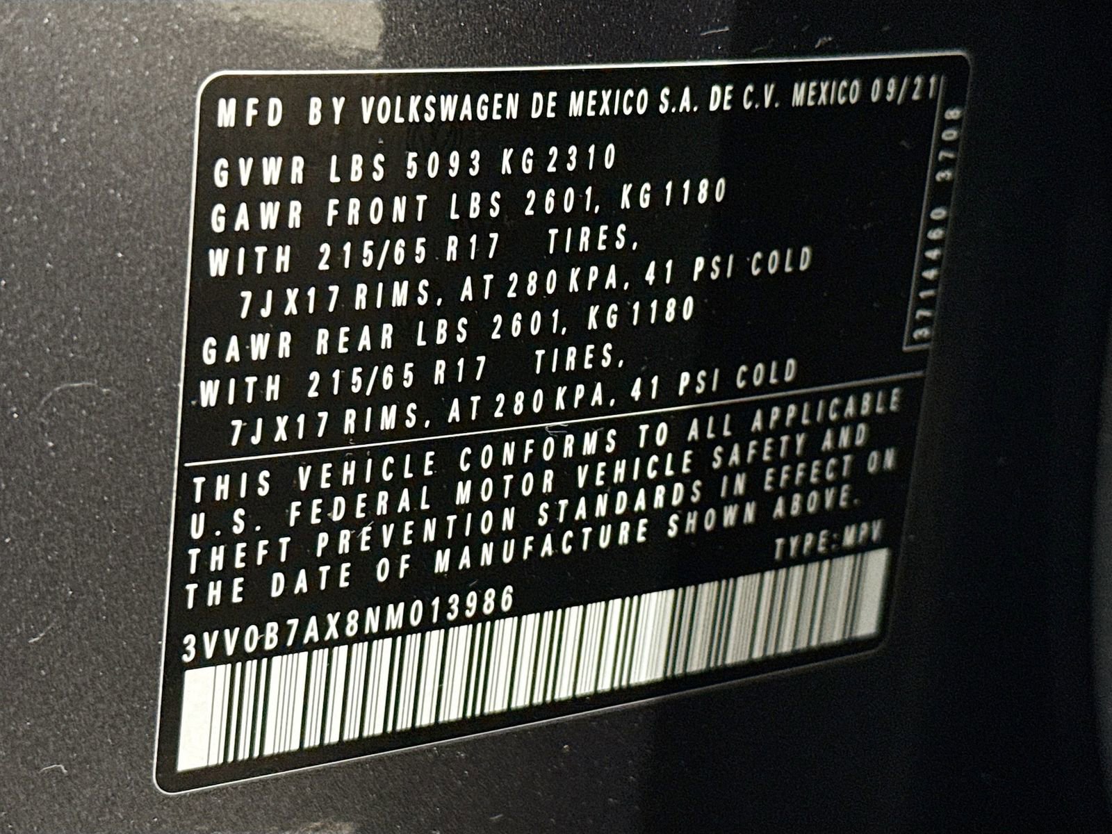 Used 2022 Volkswagen Tiguan S image 32