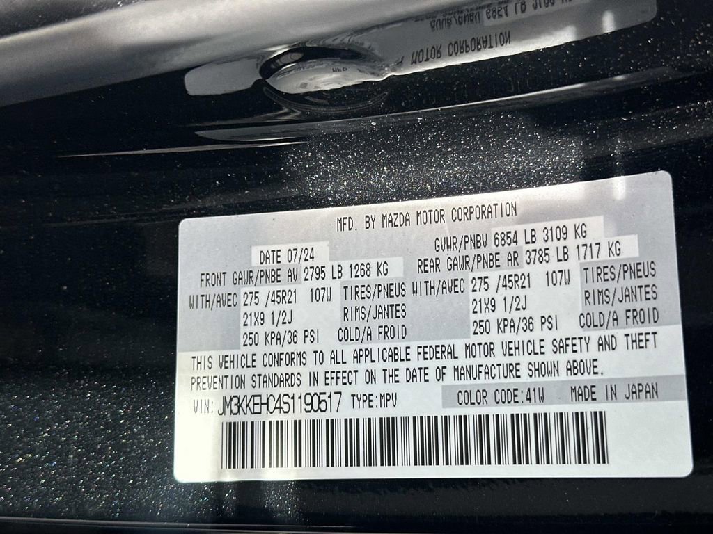 Certified 2025 MAZDA CX-90 3.3 Turbo S w/ Premium Plus image 35