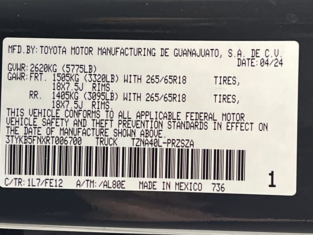 Used 2024 Toyota Tacoma TRD Sport image 22