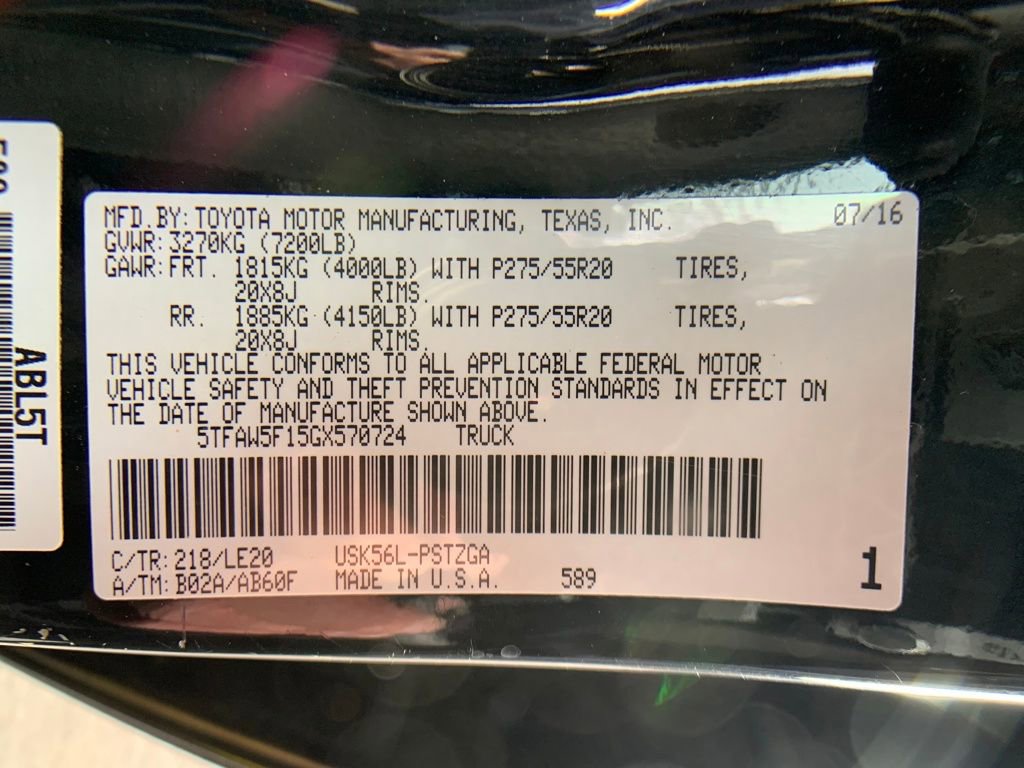 Used 2016 Toyota Tundra Platinum image 31