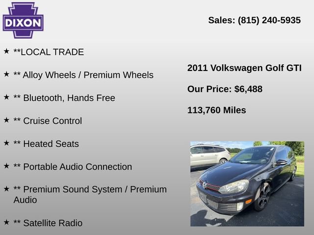 Used 2011 Volkswagen GTI 2-Door FWD image 4