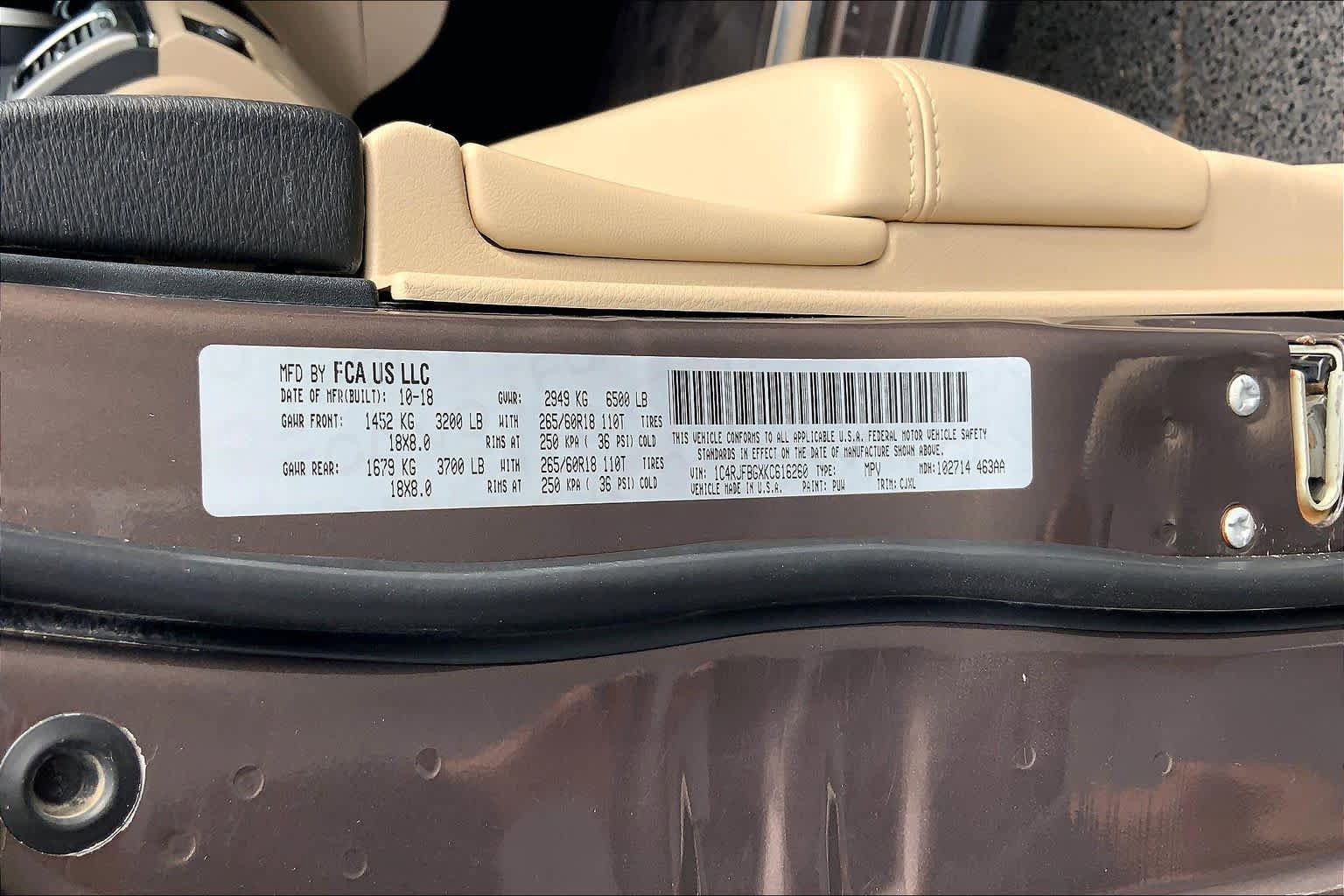 Used 2019 Jeep Grand Cherokee Limited w/ Trailer Tow Group IV AWD/4WD image 37