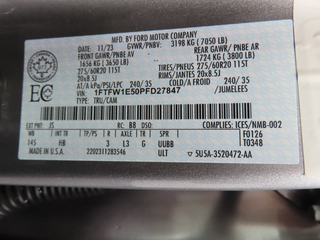 Used 2023 Ford F150 Lariat w/ Equipment Group 502A High AWD/4WD image 63