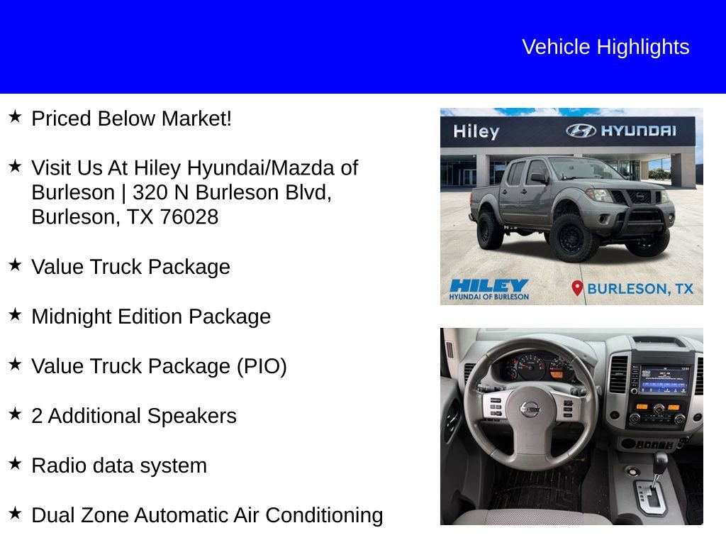 Used 2020 Nissan Frontier SV w/ Midnight Edition Floor Mats image 9