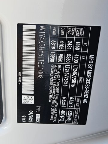 New 2026 Mercedes-Benz Sprinter 2500 image 17