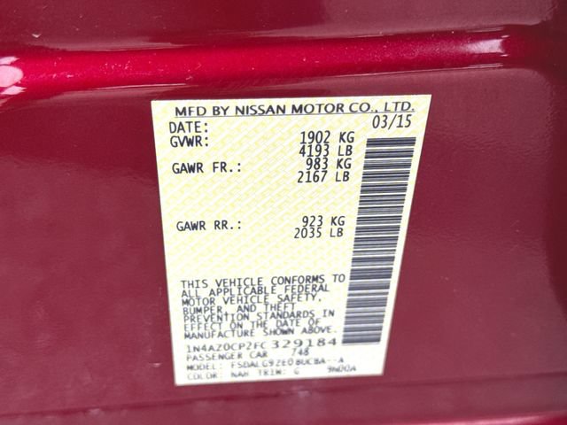 Used 2015 Nissan Leaf SL w/ Premium Package FWD image 34