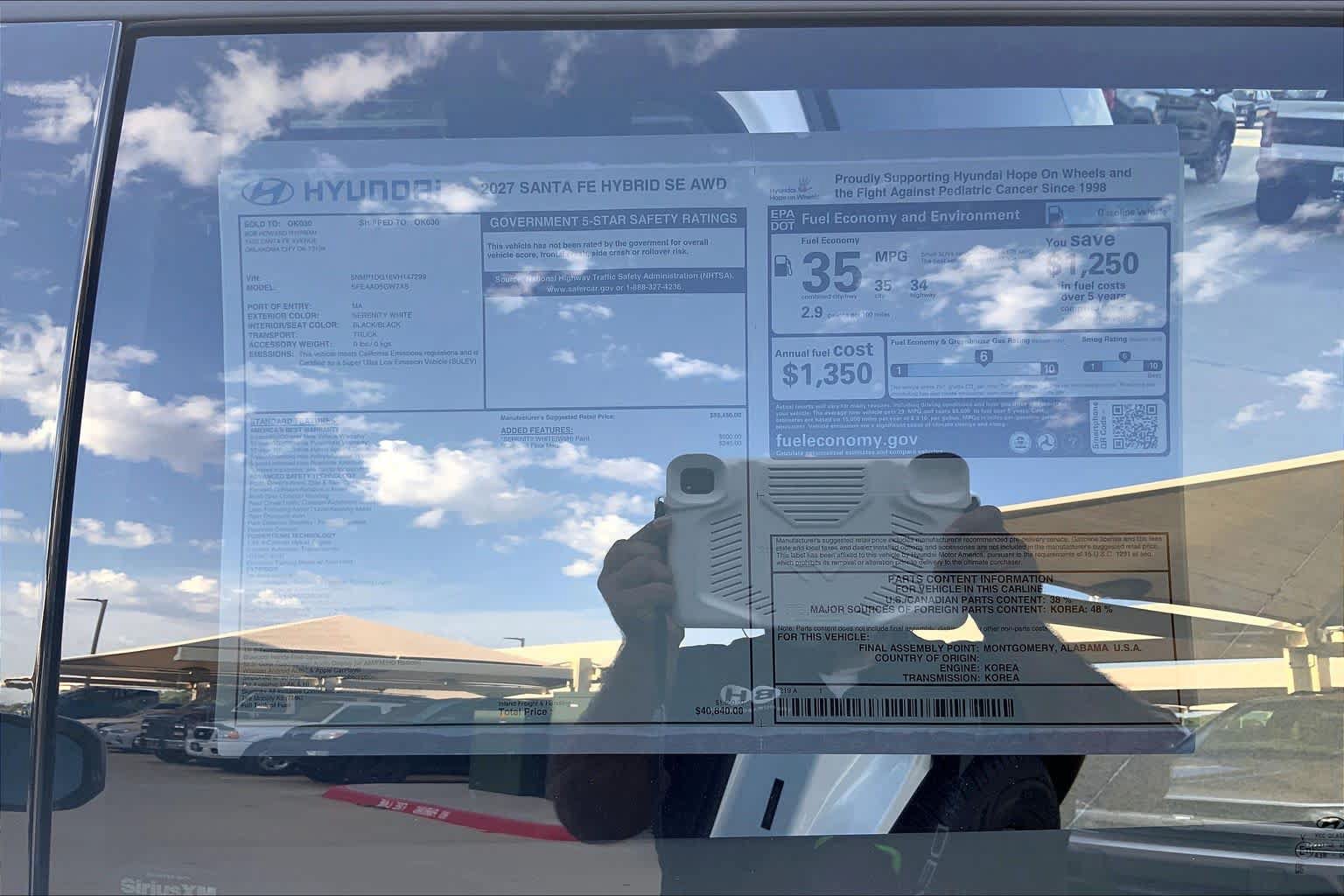 New 2027 Hyundai Santa Fe SE AWD/4WD image 18