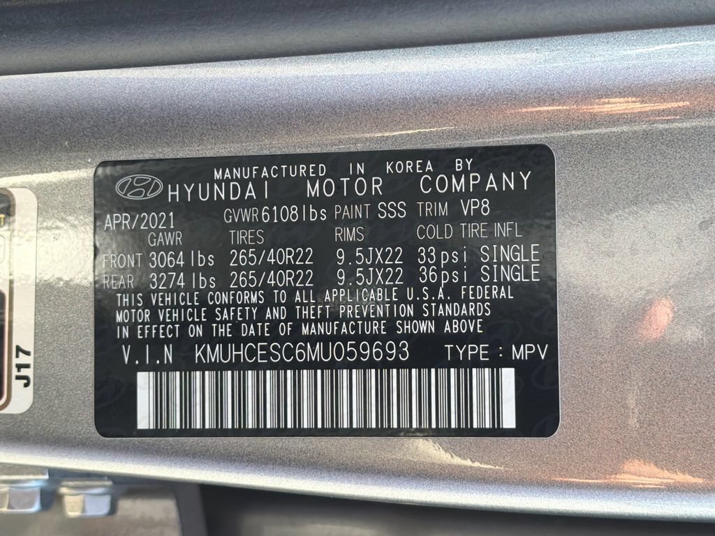 Used 2021 Genesis GV80 3.5T w/ Prestige Package 07 AWD/4WD image 38