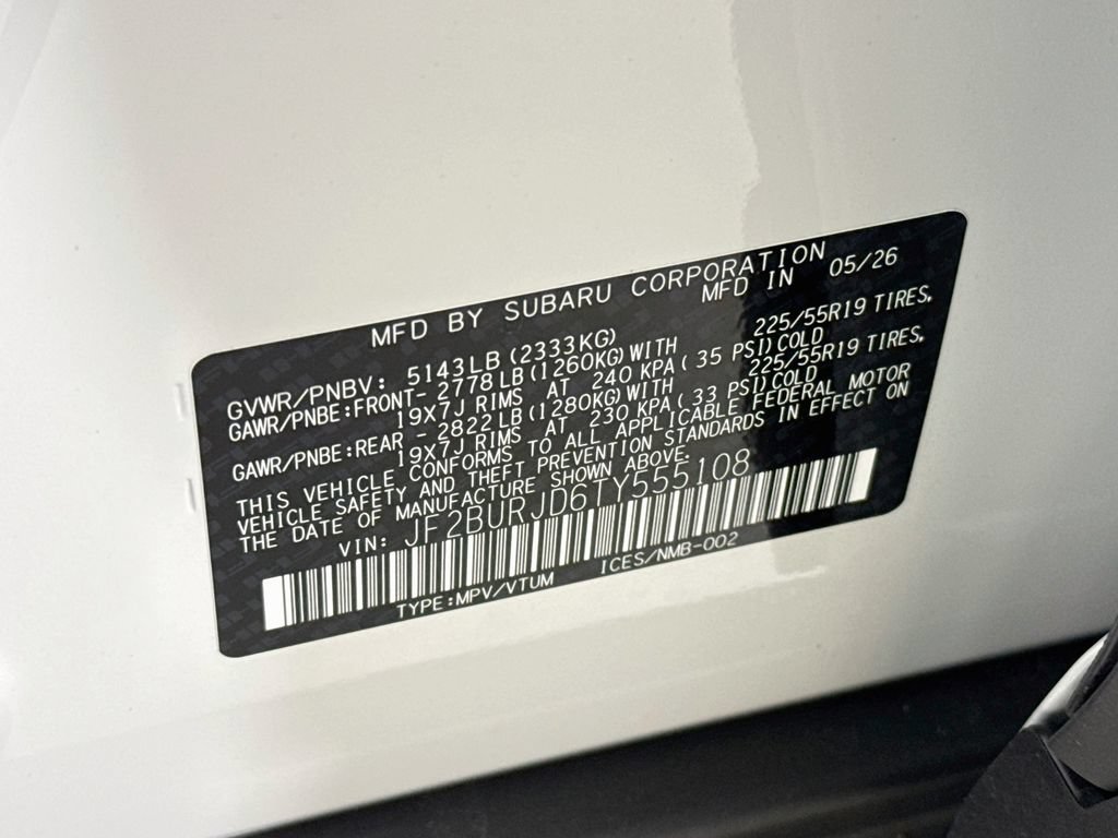 New 2026 Subaru Outback Touring XT AWD/4WD image 39