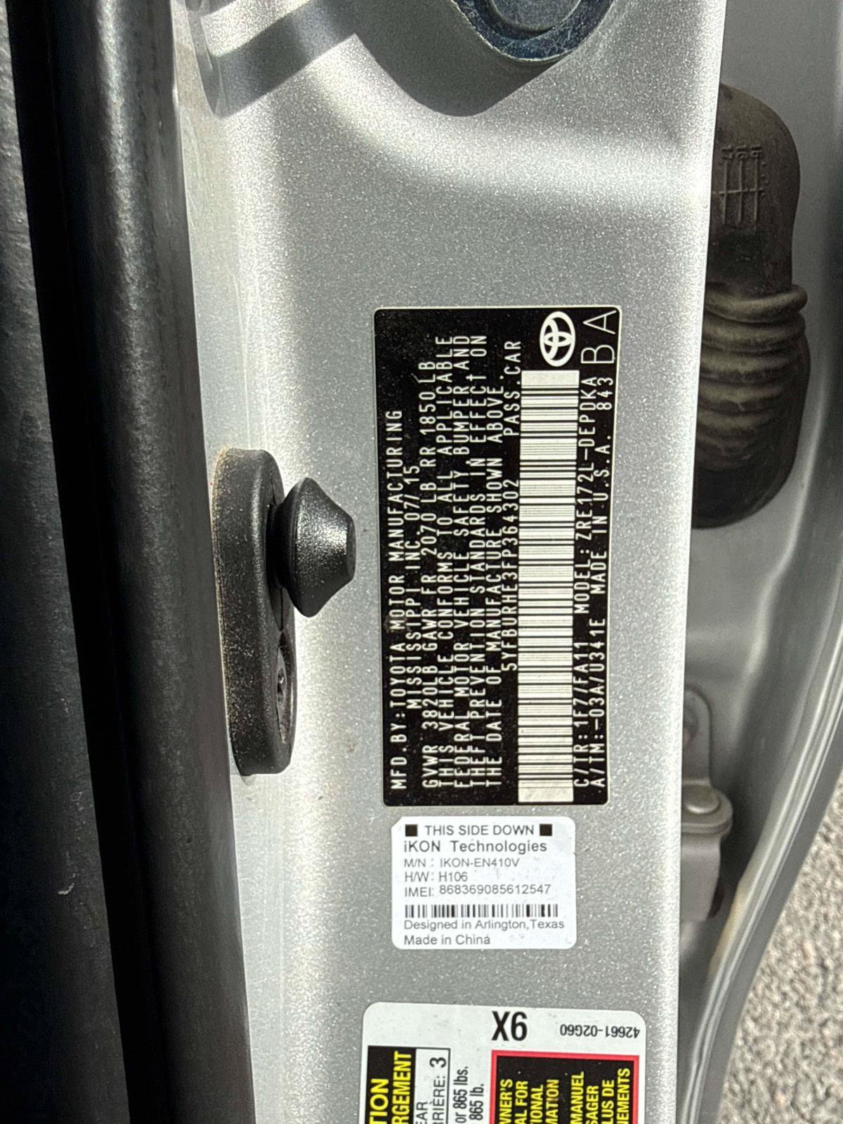 Used 2015 Toyota Corolla L FWD image 26
