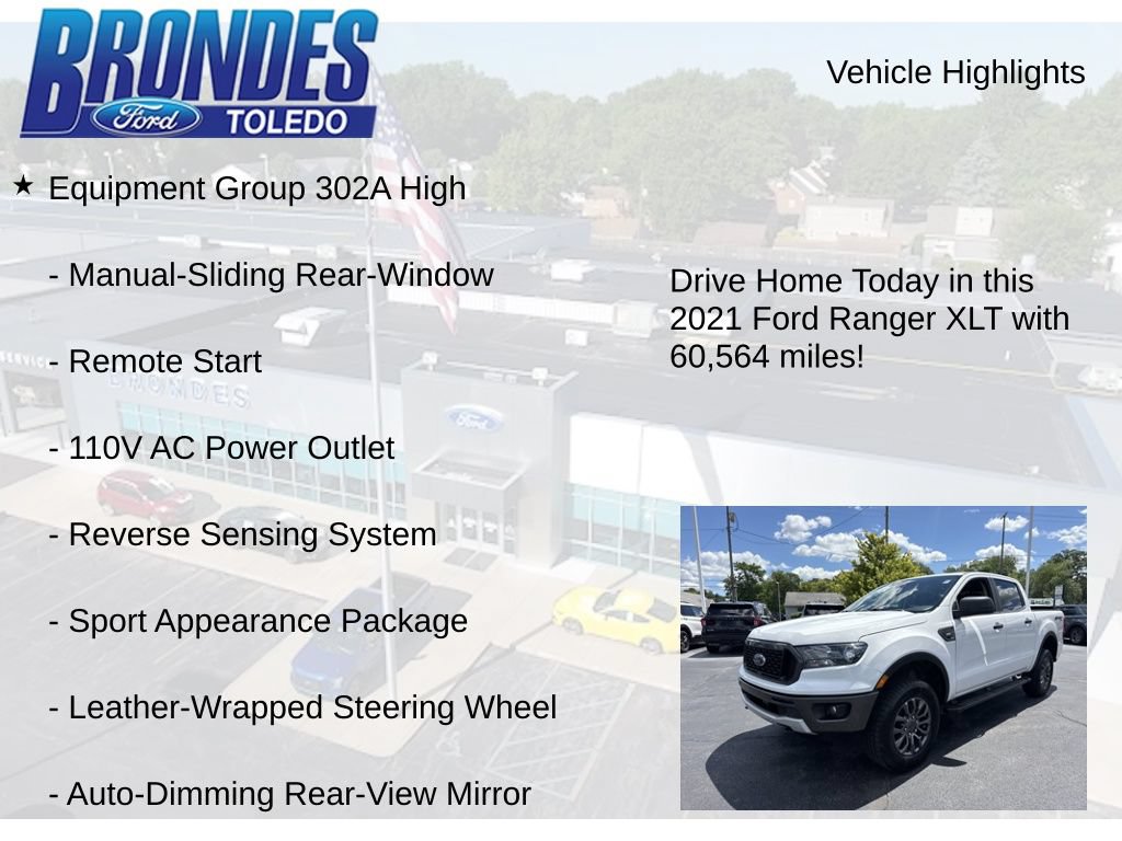 Used 2021 Ford Ranger XLT w/ Equipment Group 302A High AWD/4WD image 5