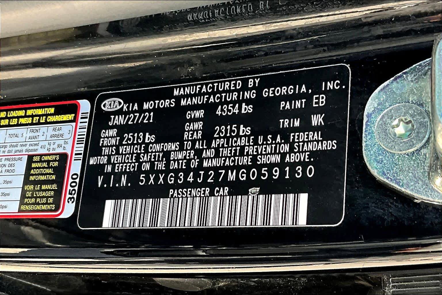 Used 2021 Kia K5 EX FWD image 56