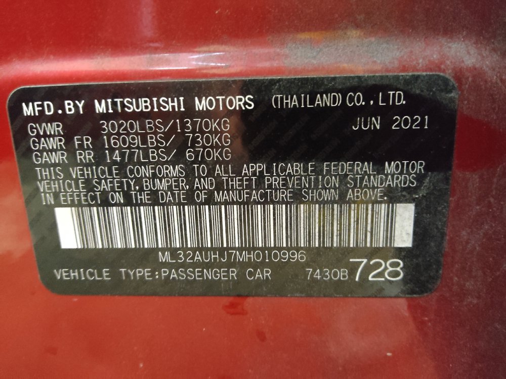 Used 2021 Mitsubishi Mirage FWD image 33