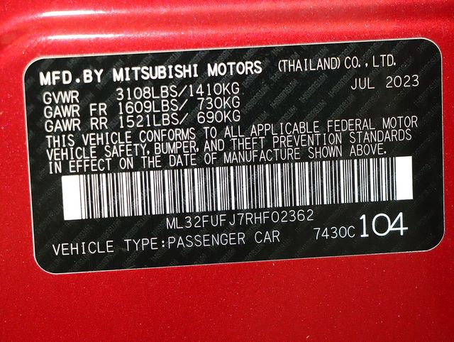 Used 2024 Mitsubishi Mirage G4 image 35