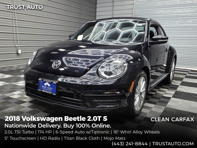 Used 2018 Volkswagen Beetle 2.0T S w/ Style & Comfort Package For S FWD image 1