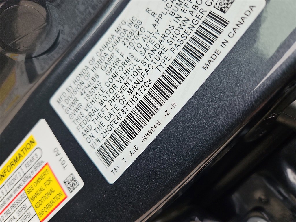 New 2026 Honda Civic Sport Touring image 7