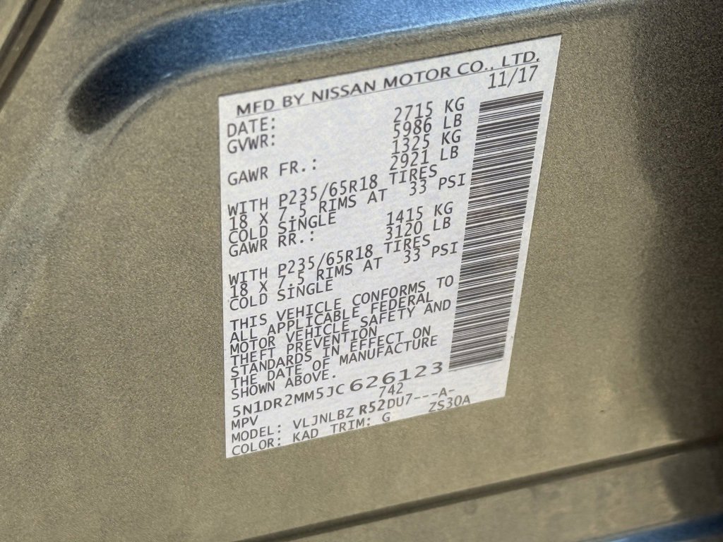 Used 2018 Nissan Pathfinder S image 41