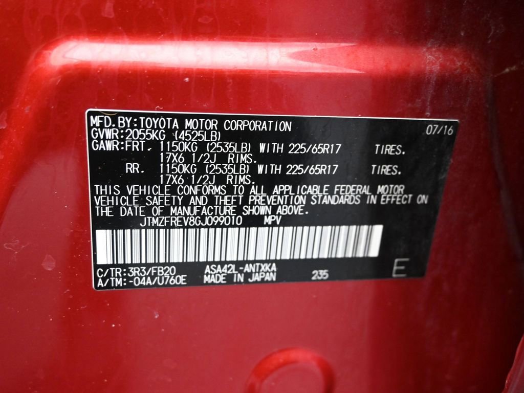 Used 2016 Toyota RAV4 LE image 9