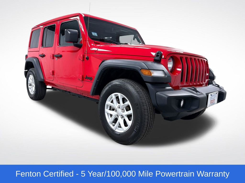 Used 2023 Jeep Wrangler Unlimited Sport w/ Sun And Sound Package AWD/4WD image 1