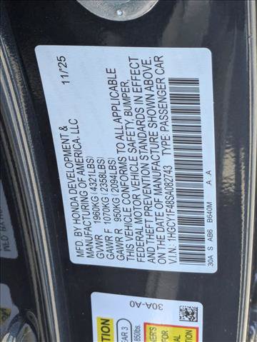 Certified 2025 Honda Accord SE image 25