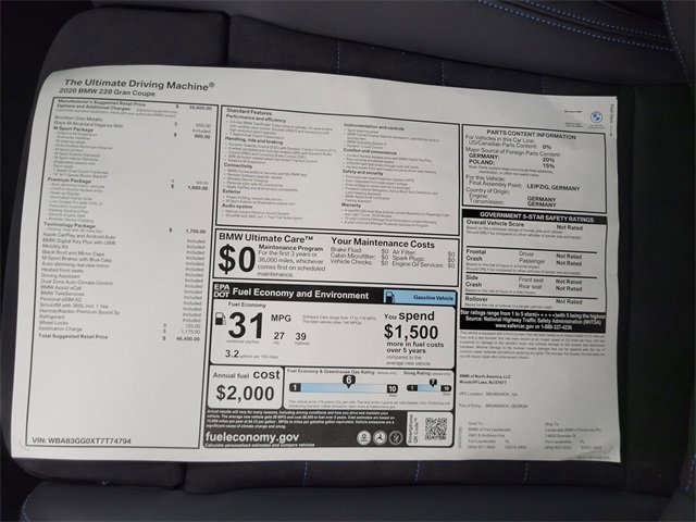 New 2026 BMW 228i w/ Technology Package image 14