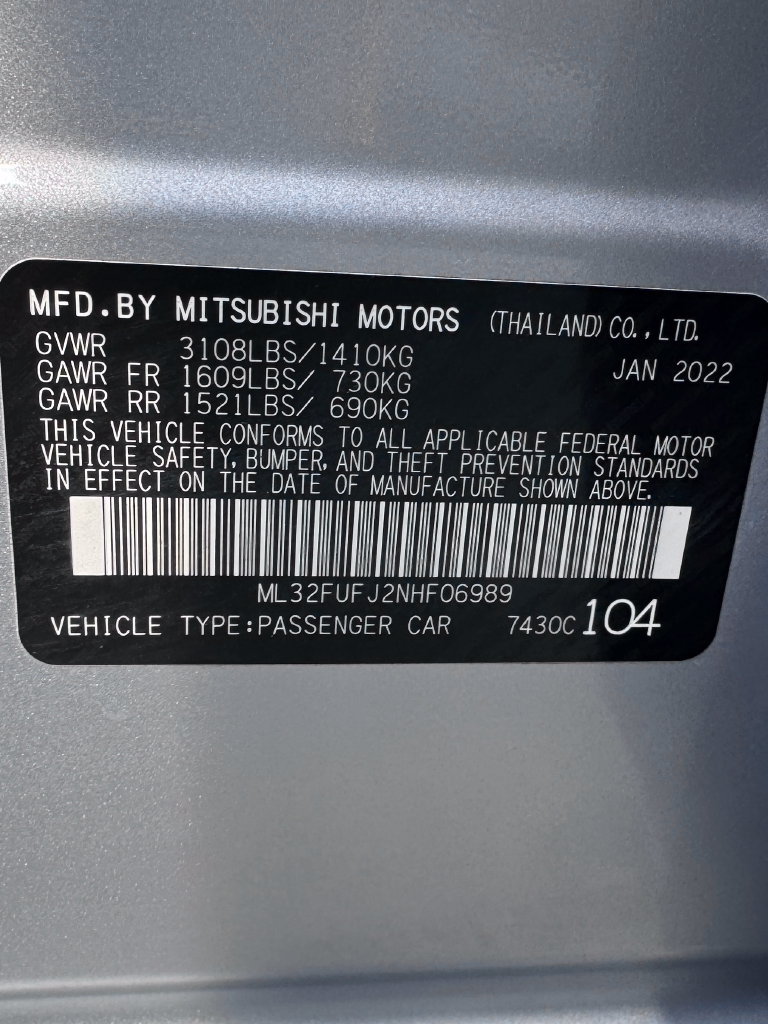 Used 2022 Mitsubishi Mirage G4 Black Edition FWD image 33