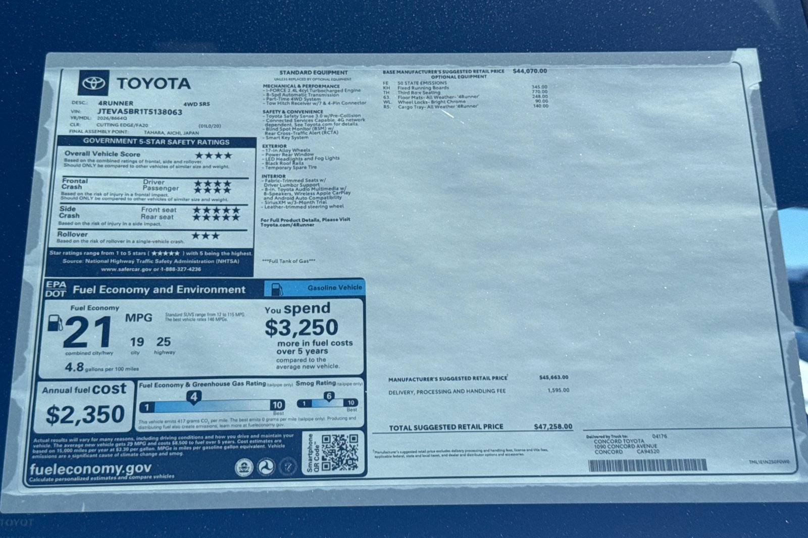 New 2026 Toyota 4Runner SR5 AWD/4WD image 29