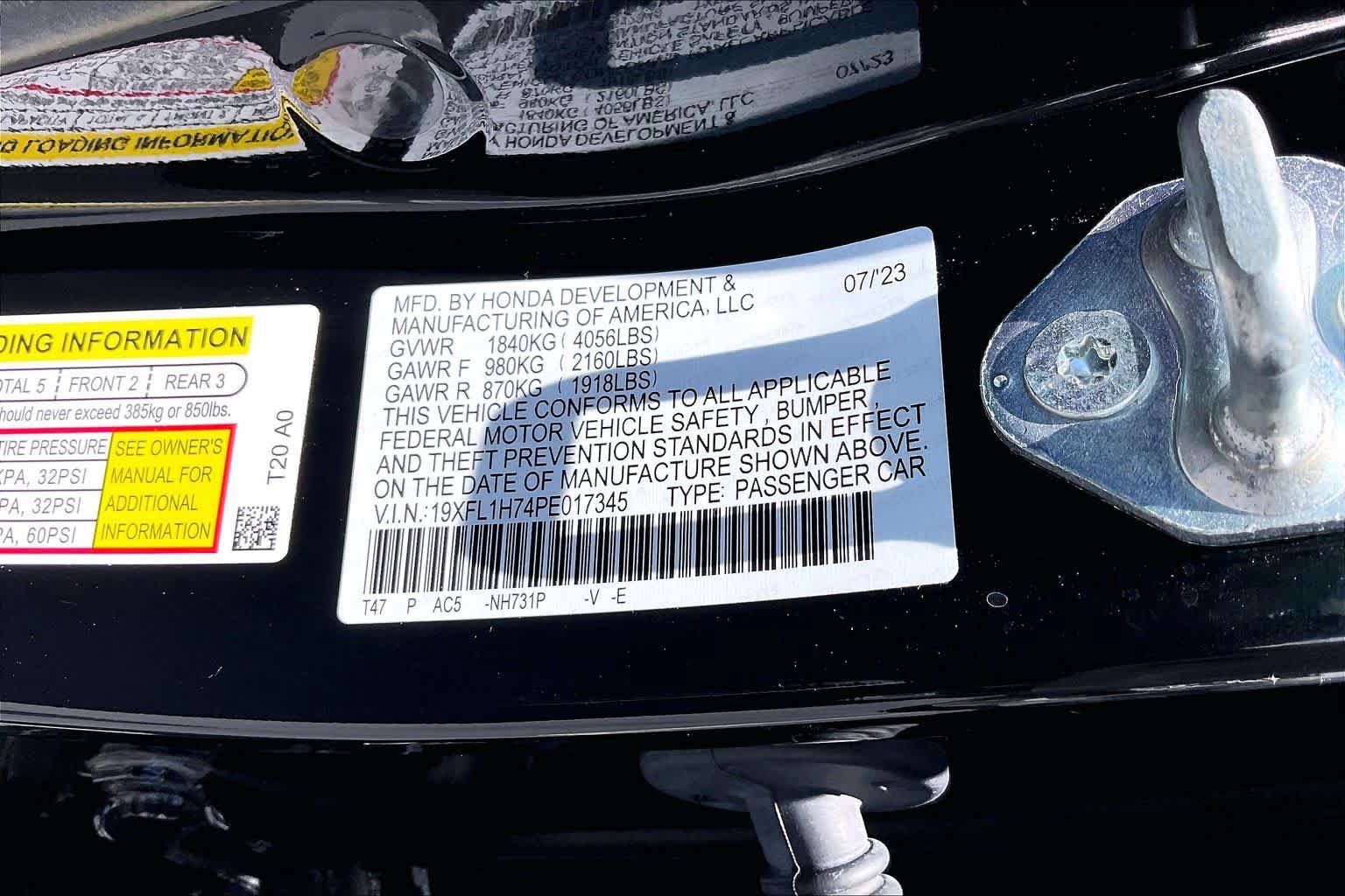 Used 2023 Honda Civic EX-L image 30
