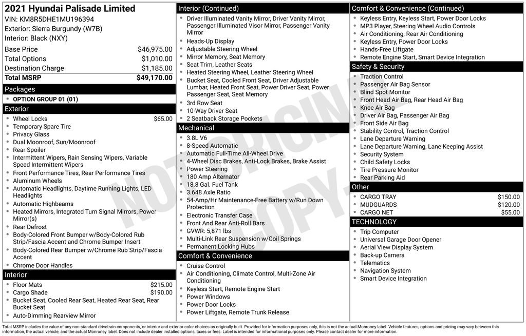 Used 2021 Hyundai Palisade Limited image 36