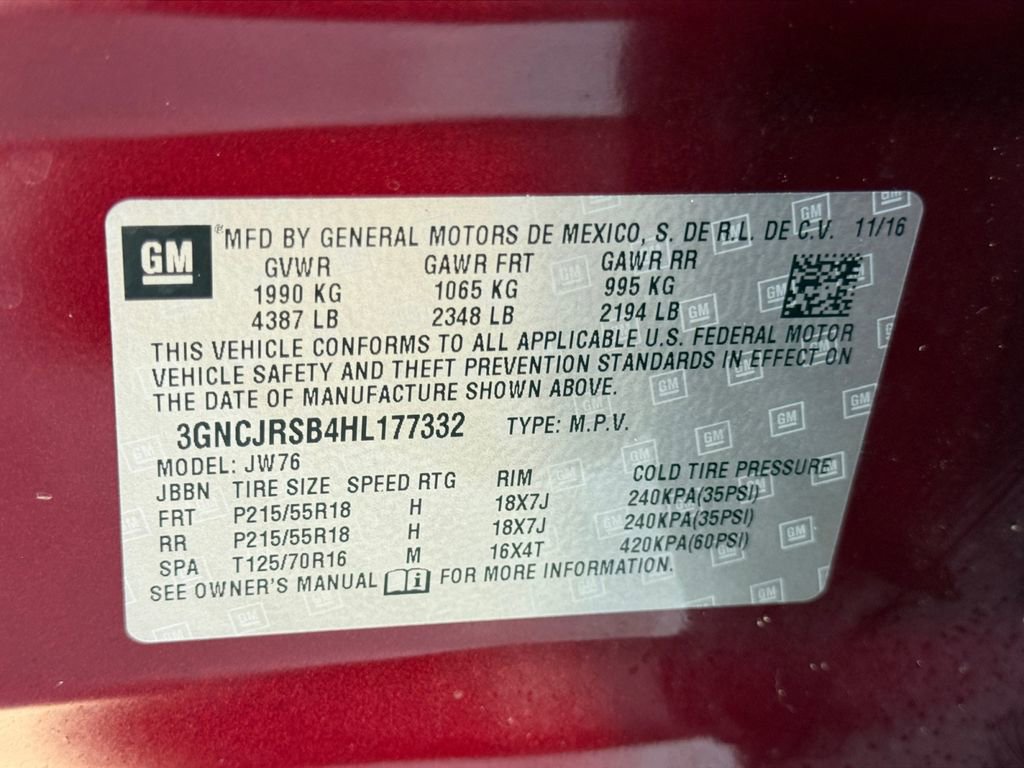 Used 2017 Chevrolet Trax Premier w/ Driver Confidence II Package image 28