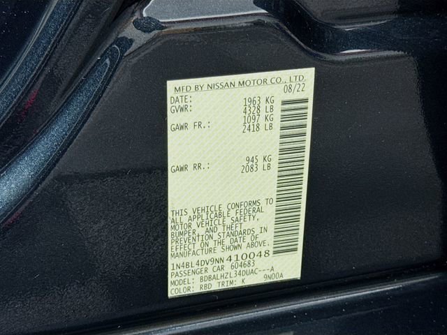 Certified 2022 Nissan Altima 2.5 SV w/ SV Premium Package image 32