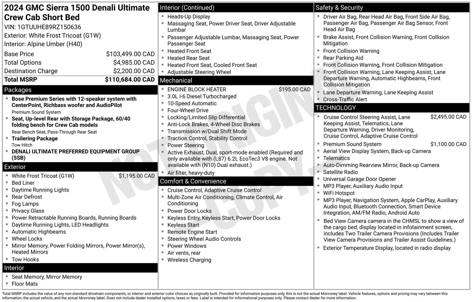 Certified 2024 GMC Sierra 1500 Denali Ultimate AWD/4WD image 36