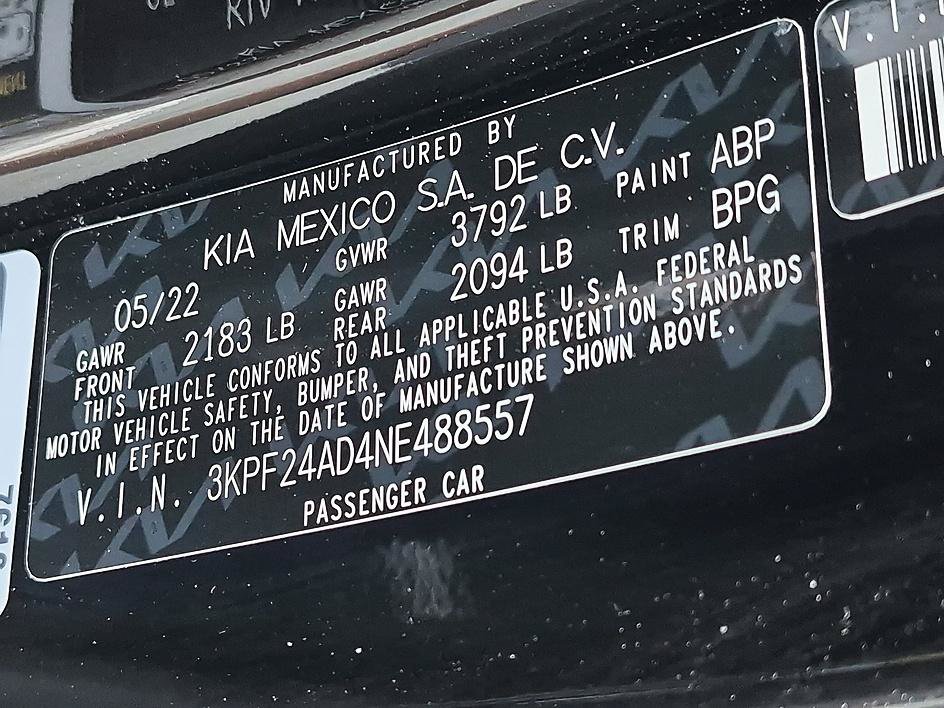 Used 2022 Kia Forte LXS FWD image 35