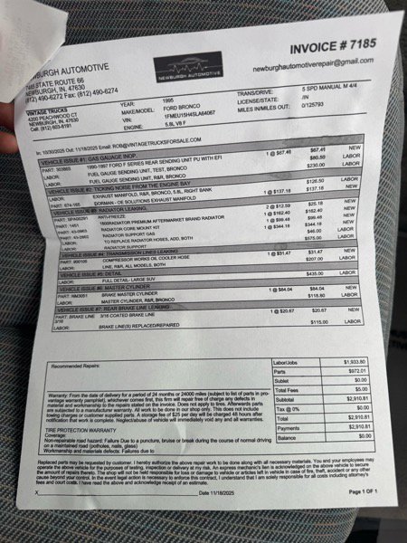 Used 1995 Ford Bronco XLT image 21