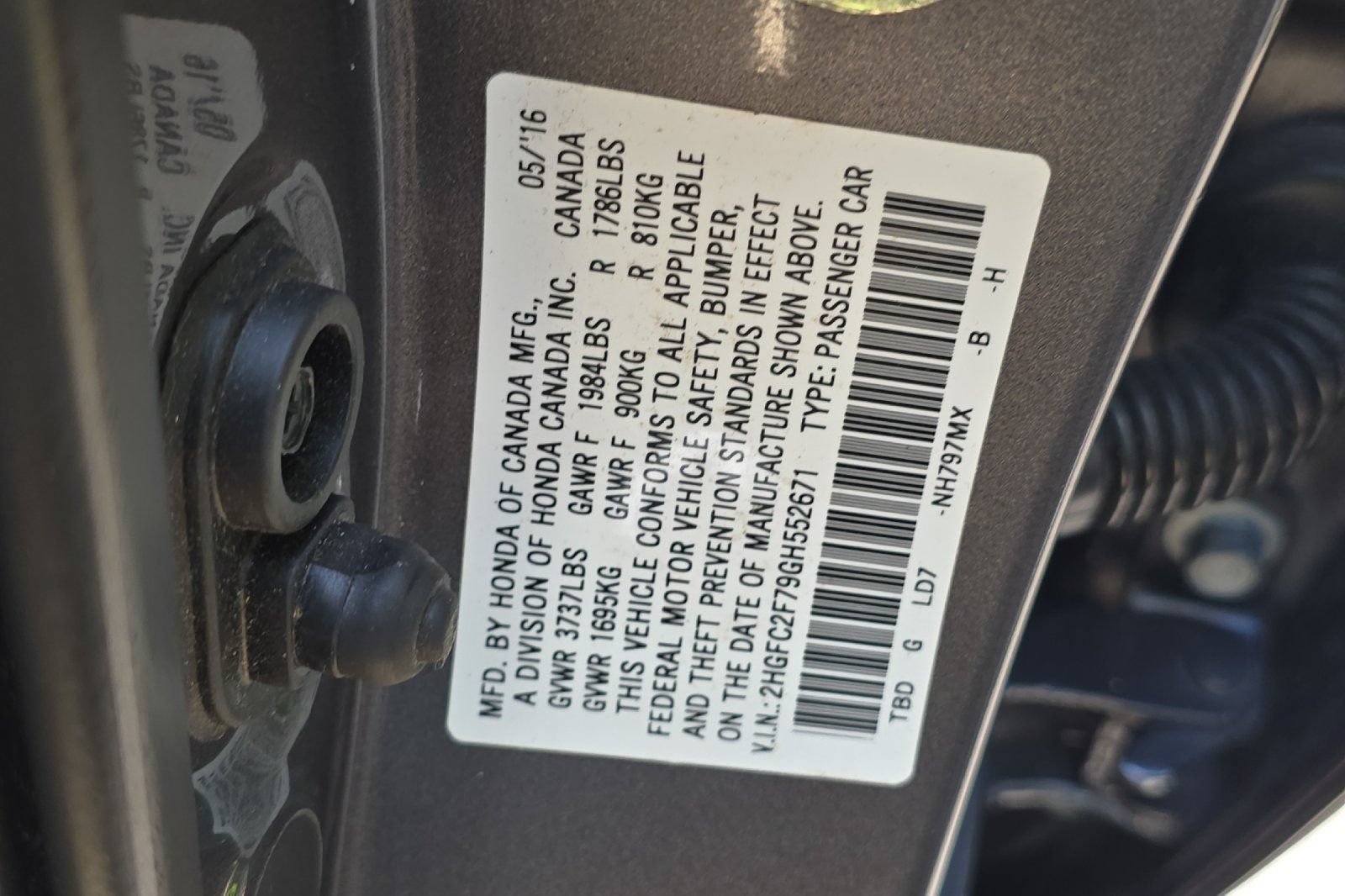 Used 2016 Honda Civic EX image 27