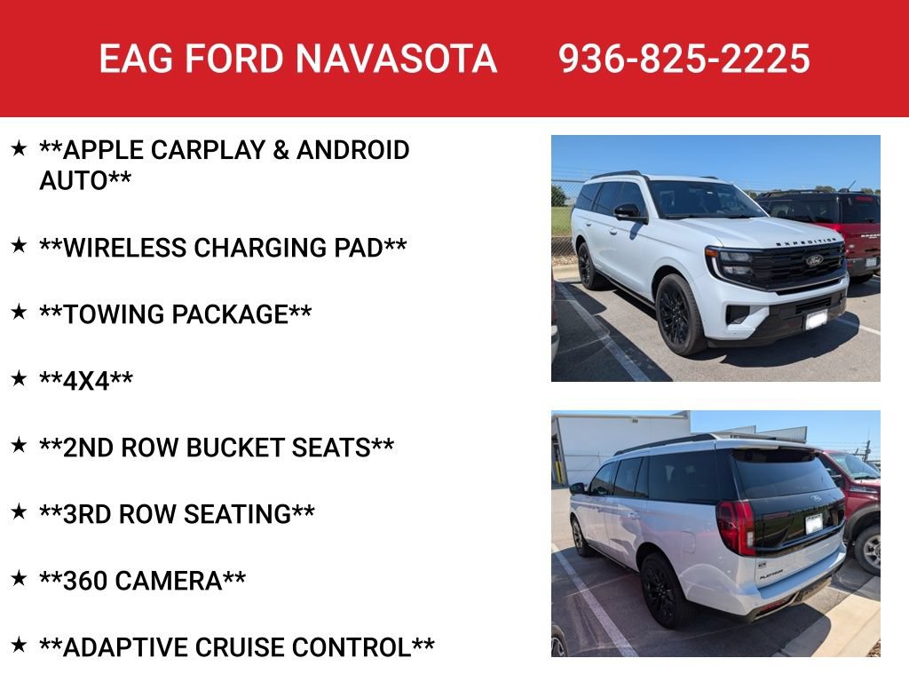 Used 2025 Ford Expedition Platinum w/ Stealth Appearance Package AWD/4WD image 8
