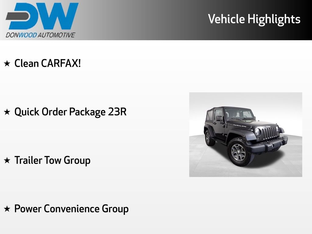 Used 2014 Jeep Wrangler Rubicon w/ Power Convenience Group AWD/4WD image 3