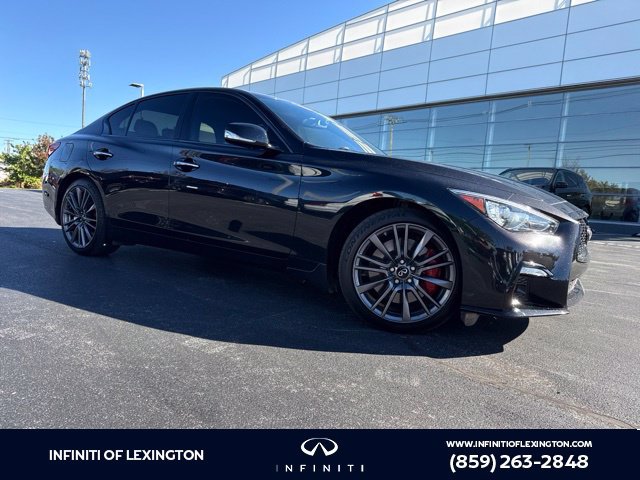 Used 2023 INFINITI Q50 Red Sport 400 w/ Black Opal Edition