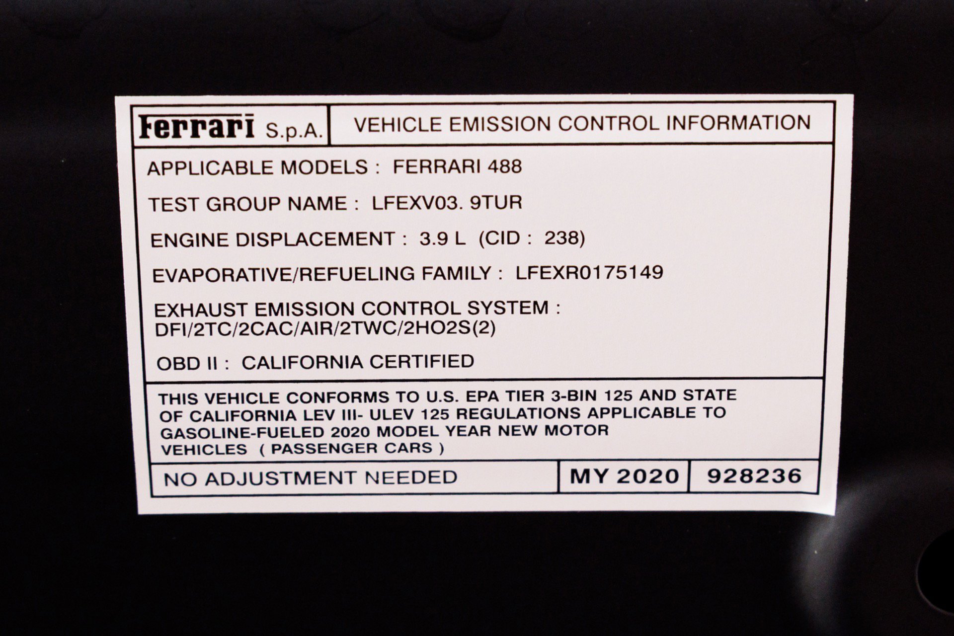 Used 2020 Ferrari 488 Pista Coupe image 85