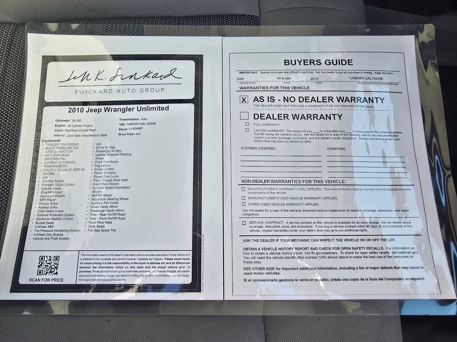 Used 2010 Jeep Wrangler Unlimited Sahara w/ Trailer Tow Group image 10