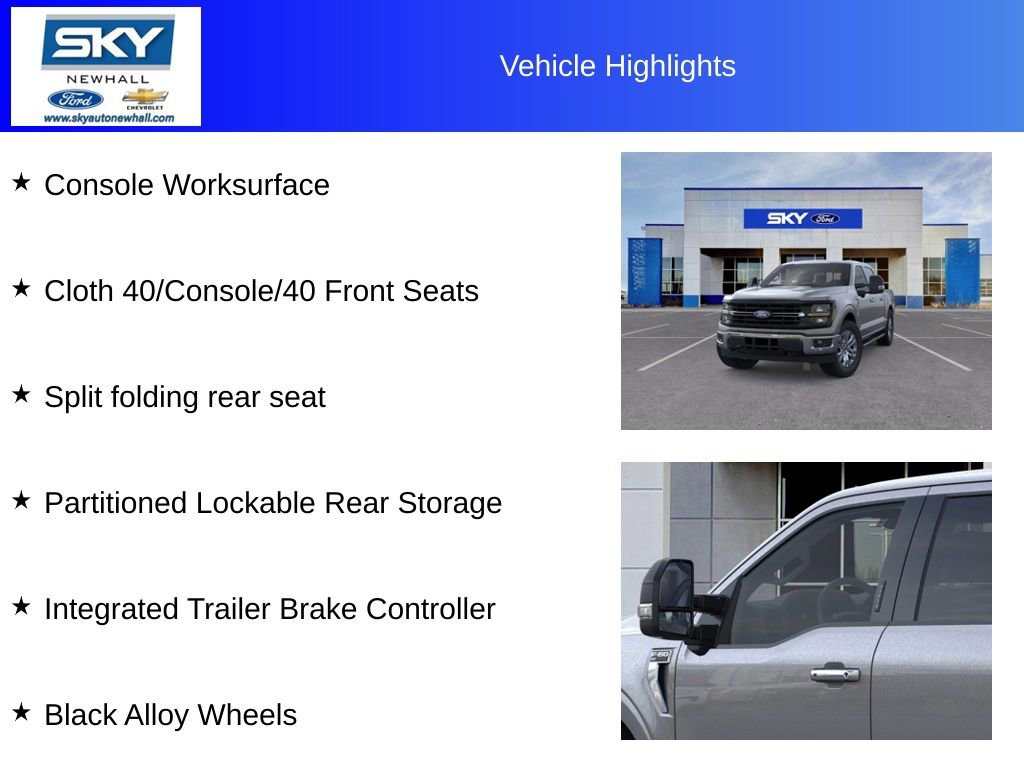 New 2024 Ford F150 XLT w/ Equipment Group 303A High image 28