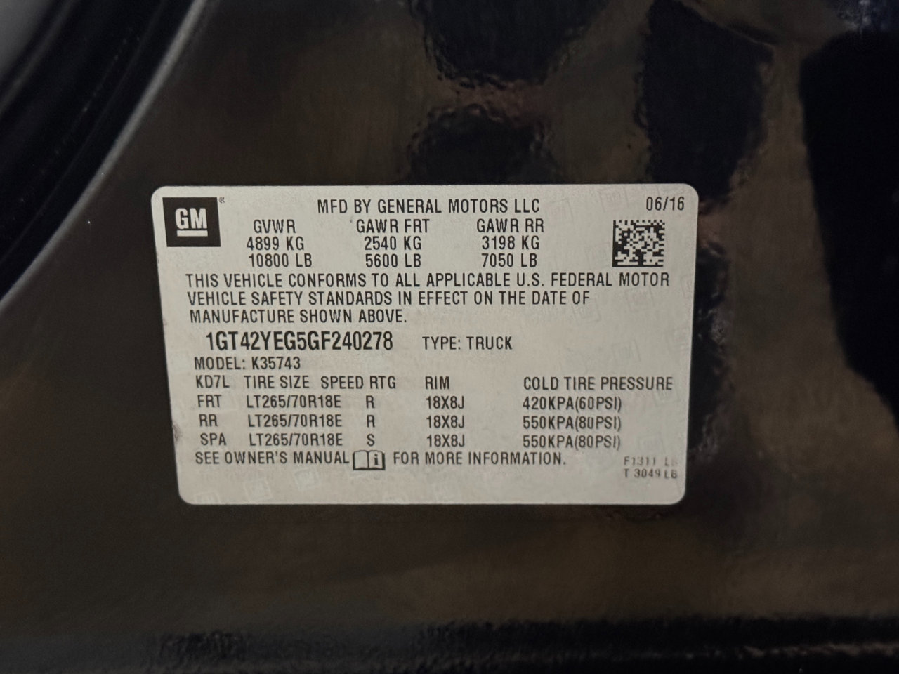 Used 2016 GMC Sierra 3500 Denali w/ Driver Alert Package image 54