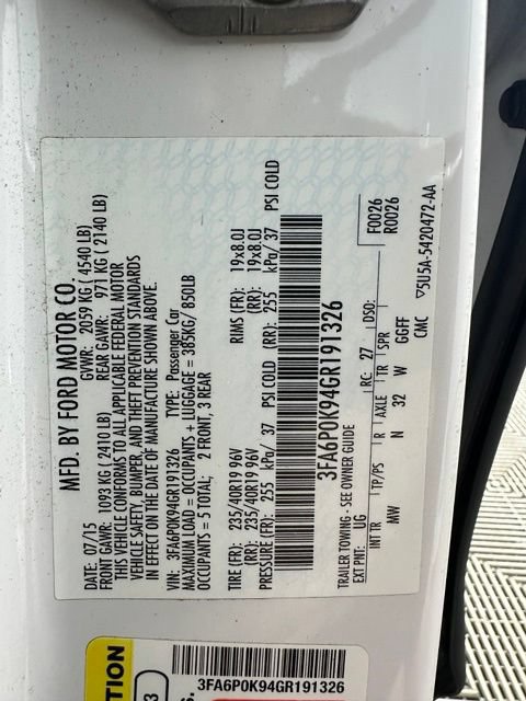 Used 2016 Ford Fusion Titanium FWD image 32