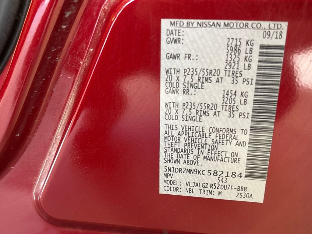 Used 2019 Nissan Pathfinder SL w/ SL Premium Package image 40